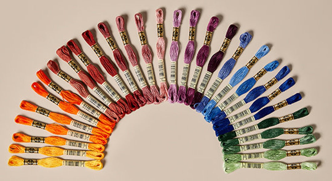 DMC Mouline Special Stranded Embroidery Thread 8 Metre Skeins, Six ...