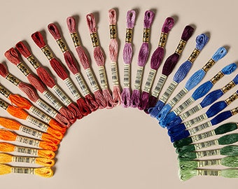 DMC Mouline Special stranded Embroidery Thread 8 metre skeins, six strands separation