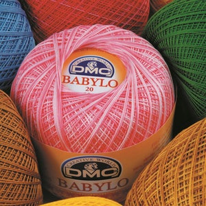 DMC Crochet Babylo Fine cotton Yarn 50g size No.10 image 9