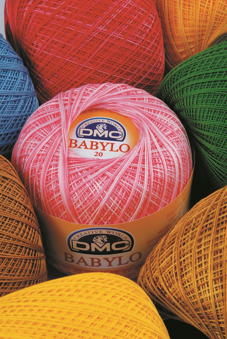 DMC Crochet Babylo Fine cotton Yarn 50g size No.10 image 9