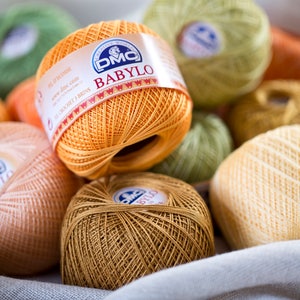 DMC Crochet Babylo Fine cotton Yarn 50g size No.10 image 6