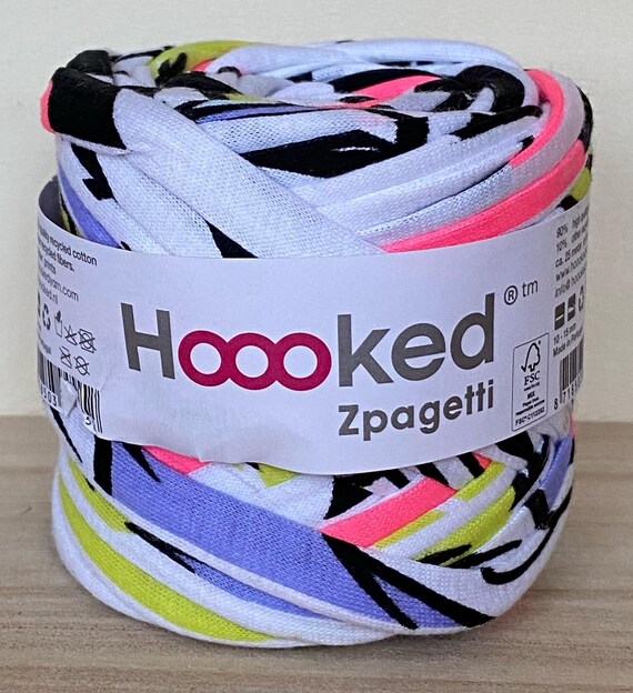 Hoooked Zpagetti T-shirt Yarn Printed-multicoloured Super Chunky 
