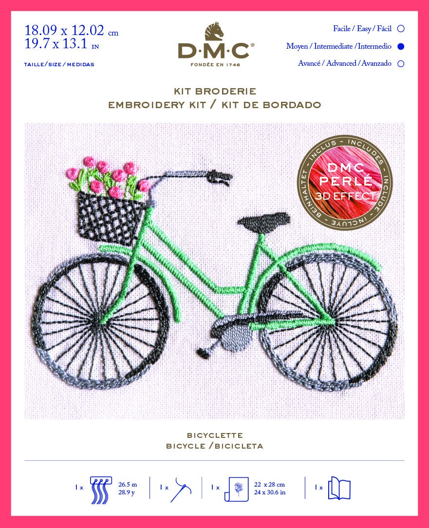 DMC - Coton Perlé Fil à broder - Idéal pour tous les travaux manuels, broderie et crochet
