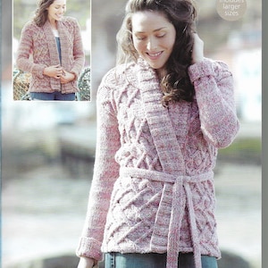 Woman&#39;s Cardigan  knitting pattern only in DK yarn