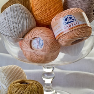 DMC Crochet Babylo Fine cotton Yarn 50g size No.10 image 10