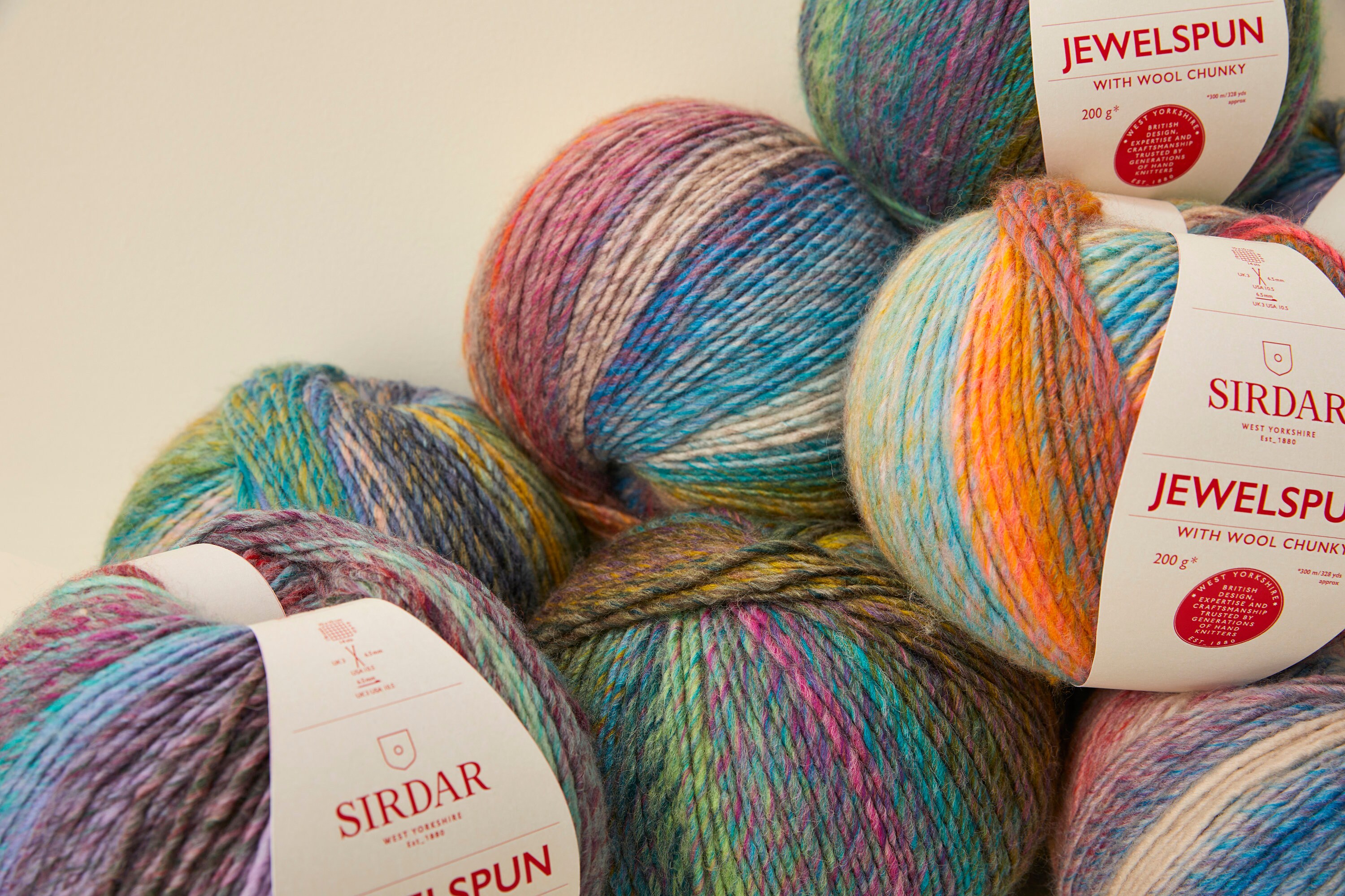 Jewelspun Chunky with Wool by Sirdar (bulky) – Heavenly Yarns / Fiber of  Maine