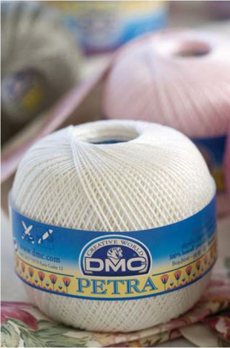 DMC Petra Crochet Thread Yarn No.3 No.5 No.8 100g image 6