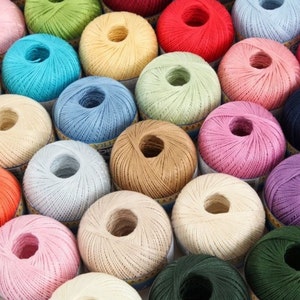 DMC Petra Crochet Thread Yarn No.3 No.5 No.8 100g image 4