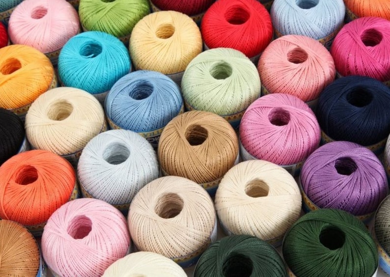 DMC Petra Crochet Thread Yarn No.3 No.5 No.8 100g Etsy