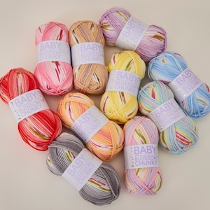 Hayfield Baby Blossom Chunky Selbstmustergarn 100g