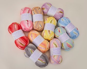 Hayfield Baby Blossom Chunky Selbstmustergarn 100g