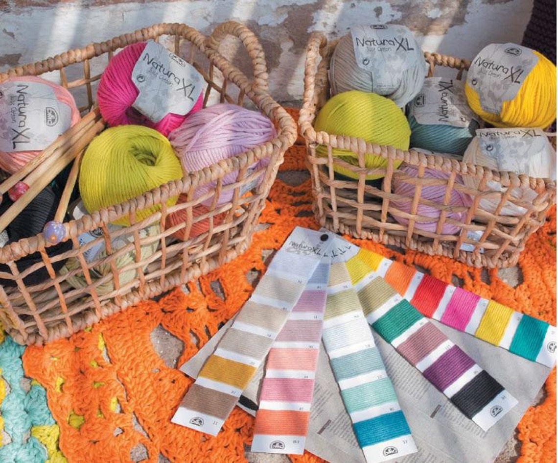 Natura XL Just Cotton Yarn 100g Etsy