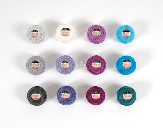 DMC Cotton Perlé size 8 stranded Embroidery Thread 80 metres balls