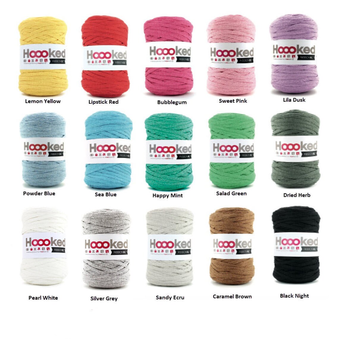 Fil RibbonXL Early Dew - 120 Mètres, 250 G, Coton Recyclé Doux Pour Tricot Et Crochet Rapide