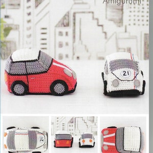 Crochet Cool Cars Amigurumi Pattern only Petra Yarn - PDF copy