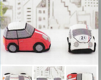 Crochet Cool Cars Amigurumi Pattern only Petra Yarn - PDF copy
