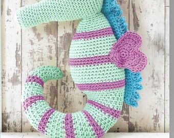 Instant download - Crochet Seahorse Pattern only Natura XL Yarn