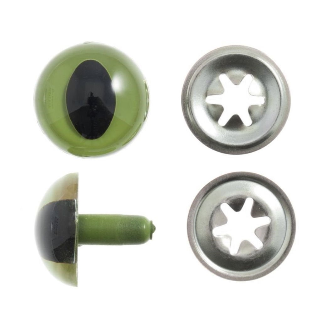 1 Pair 14mm Article UL Plastic Safety Eyes Round Pupils Plastic