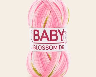 Hayfield Baby Blossom Double Knit Self Patterning Yarn 100g