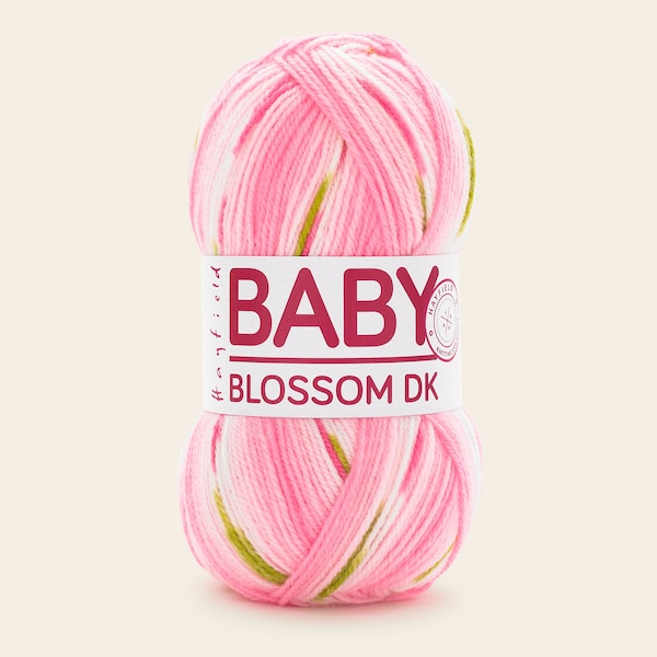 Hayfield Baby Blossom Double Knit Self Patterning Yarn 100g