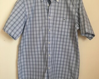 Vintage Lacoste Men's Shirt size 40/ Large   100% cotton.