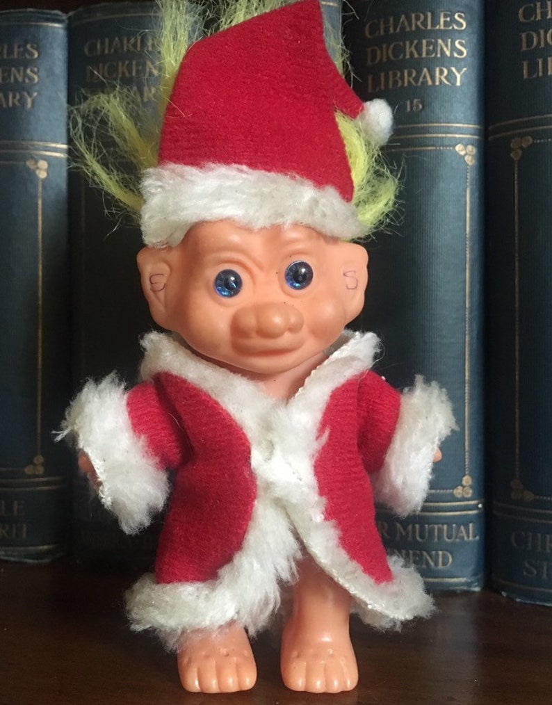 Vintage Russ Troll Doll Dressed as Santa Christmas Tree - Etsy