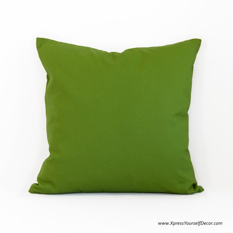 Green Pillow Cover Autumn Green Pillow Sham in Square or Etsy