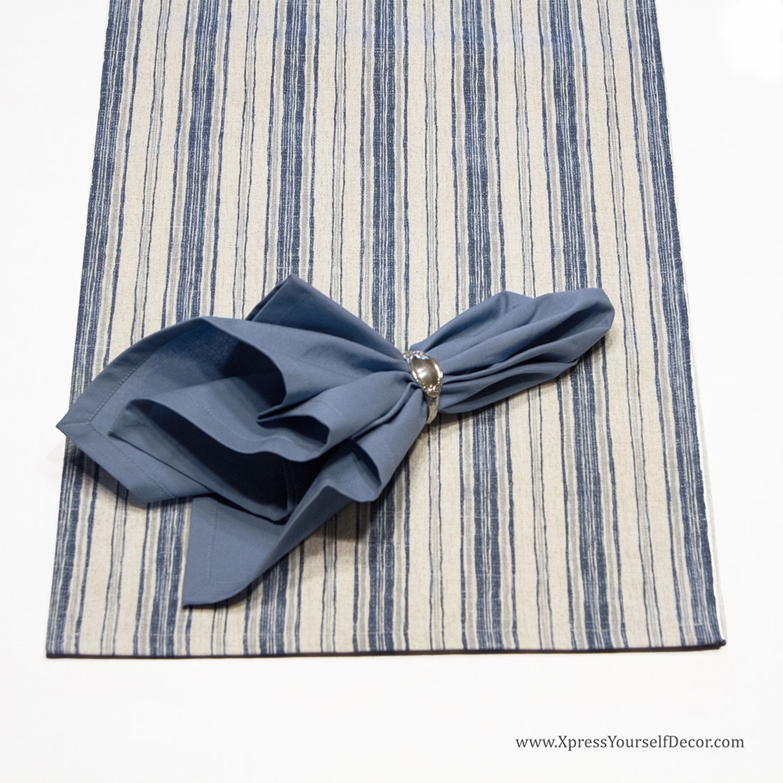 Blue Napkins Set of Four Napkin Set in Wedgewood Blue 18 x Etsy