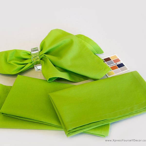 Lime Green Placemats Etsy