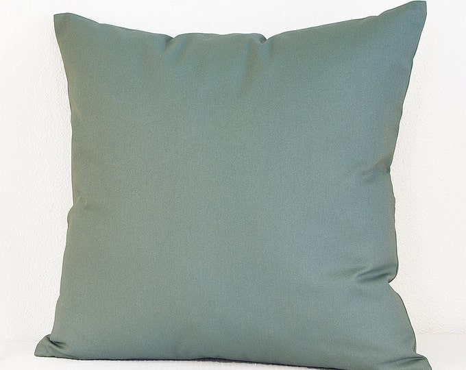 Farmhouse Pillow Cover 20 X 20 Sage Green Pillow Cover With Etsy