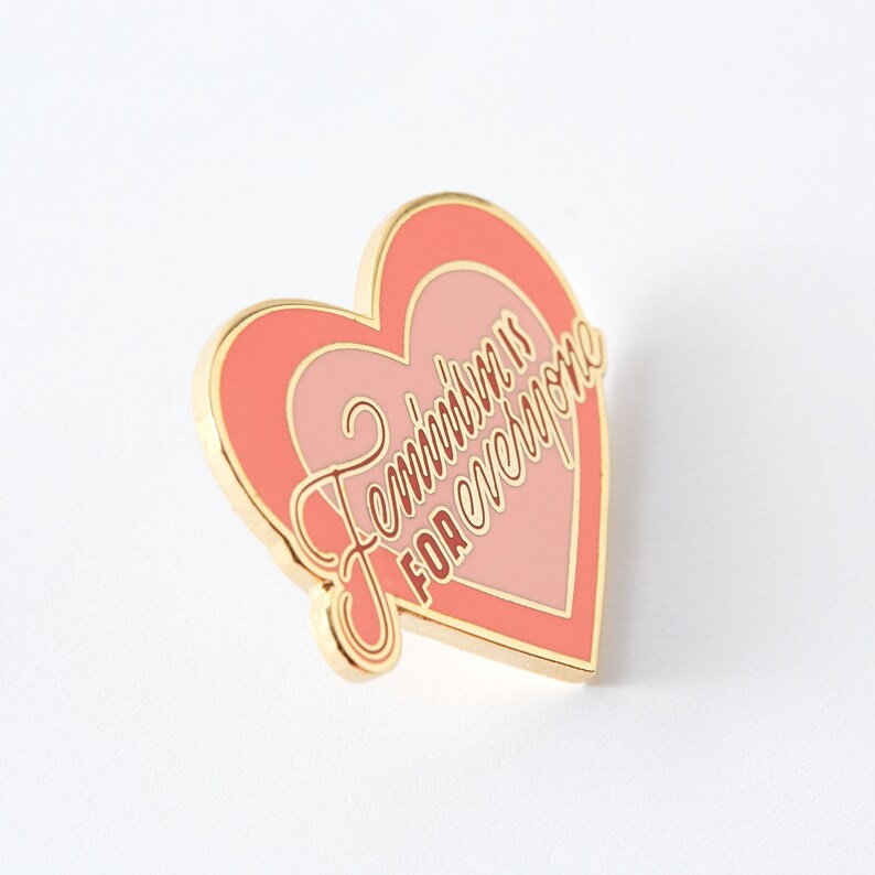Feminism is for Everyone Enamel Pin // Feminist Equality | Etsy
