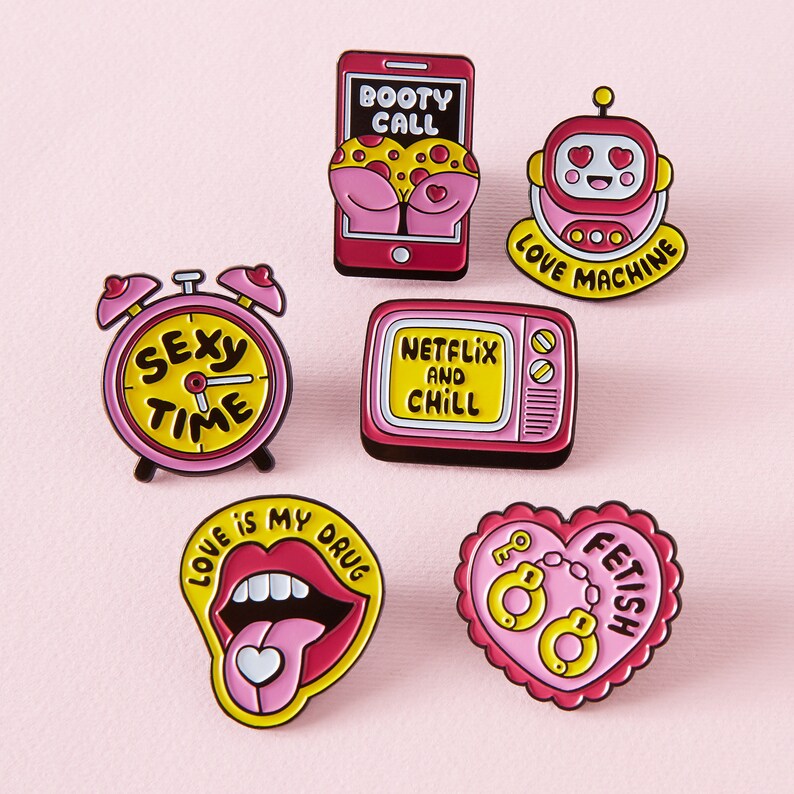 Fetish Enamel Pin Soft Enamel Lapel Pin Badge Brooch