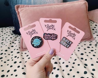 Mystery Enamel Pins Bundle | 10 Lucky Dip Surprise Pin Pack