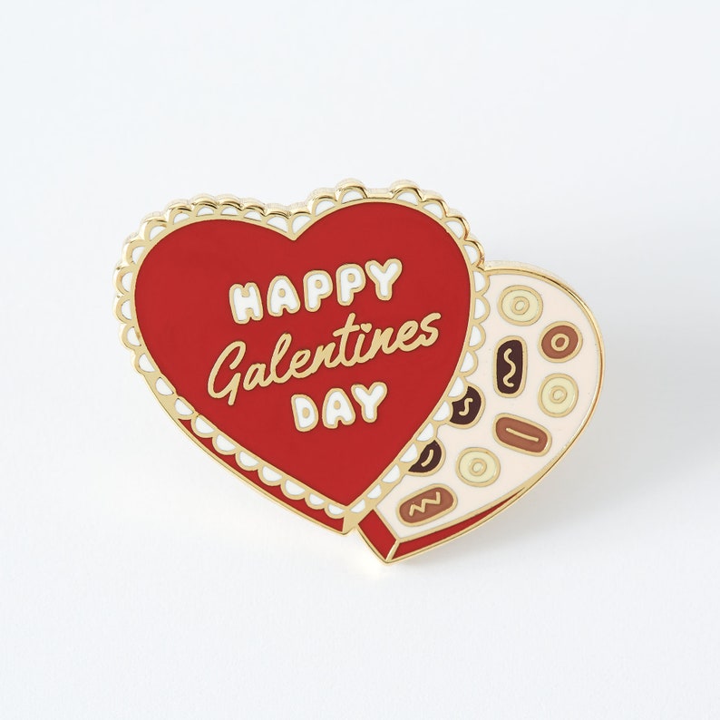 Happy Galentines Day Enamel Pin