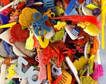 Build your own junk bracelet kit - vintage plastic kitsch charms