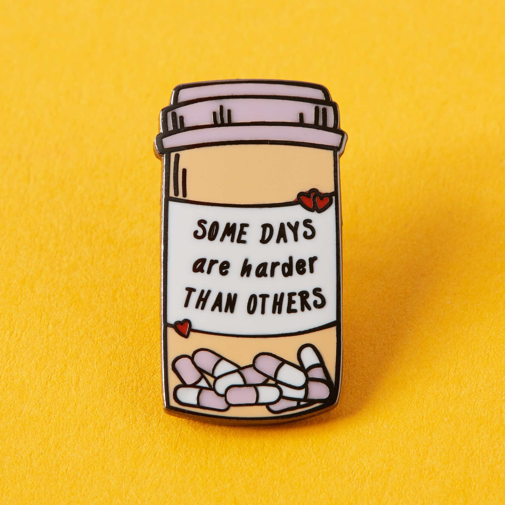 Some Days Are Harder Than Others... Enamel Pin // Chronic Etsy UK