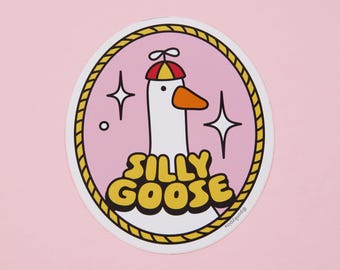 Silly Goose Vinyl Sticker