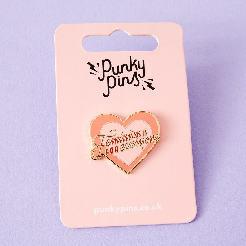 Feminism is for Everyone Enamel Pin // Feminist Equality | Etsy
