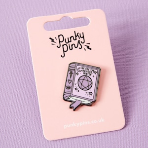 We Are the Weirdos, Mister (Book of Shadows) Enamel Pin // Occult, Witchy, The Craft, 90&#39;s movies Lapel Badge Brooch // Punky Pins