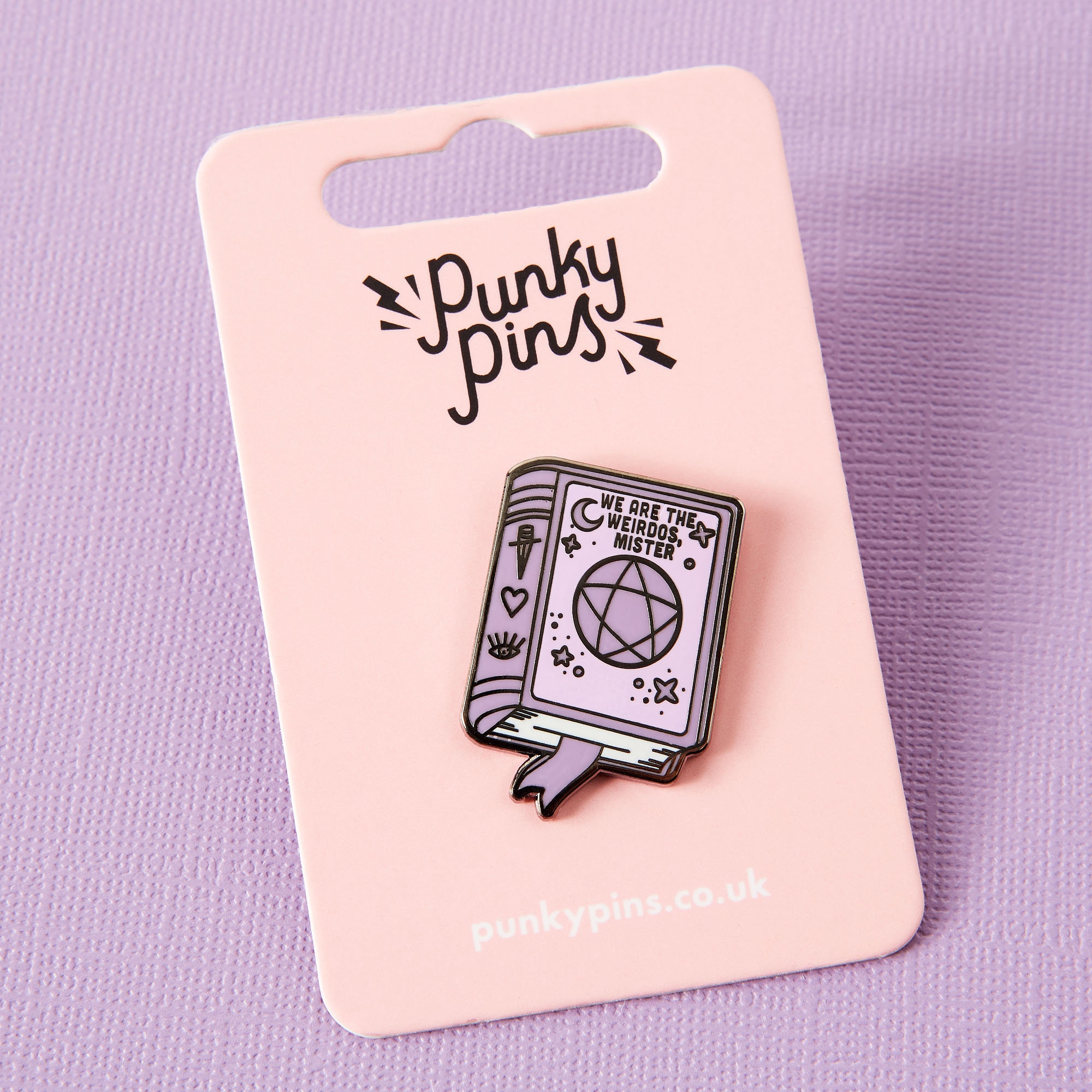We Are the Weirdos, Mister (Book of Shadows) Enamel Pin // Occult, Witchy, The Craft, 90's movies Lapel Badge Brooch // Punky Pins