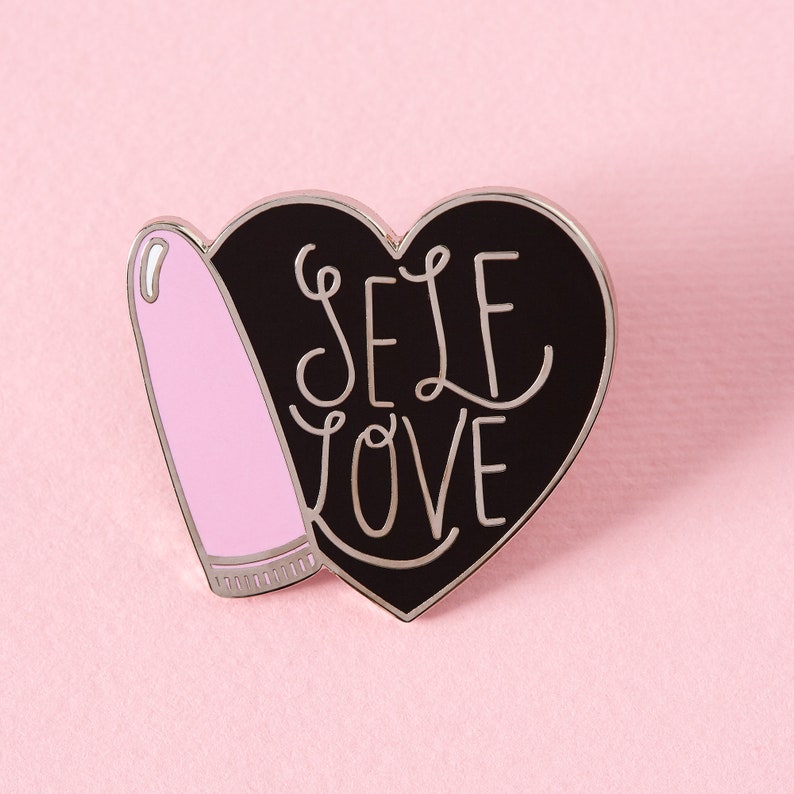 Self Love Hard Enamel Pin Body Sex Positive Lapel Badge Etsy