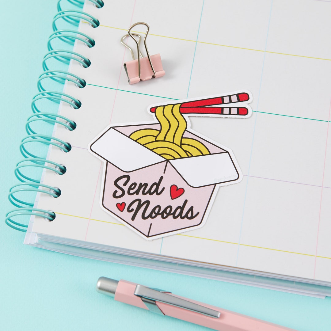 Send Newts Sticker Send Noods Vinyl Sticker // Laptop Stickers // Die Cut - Etsy