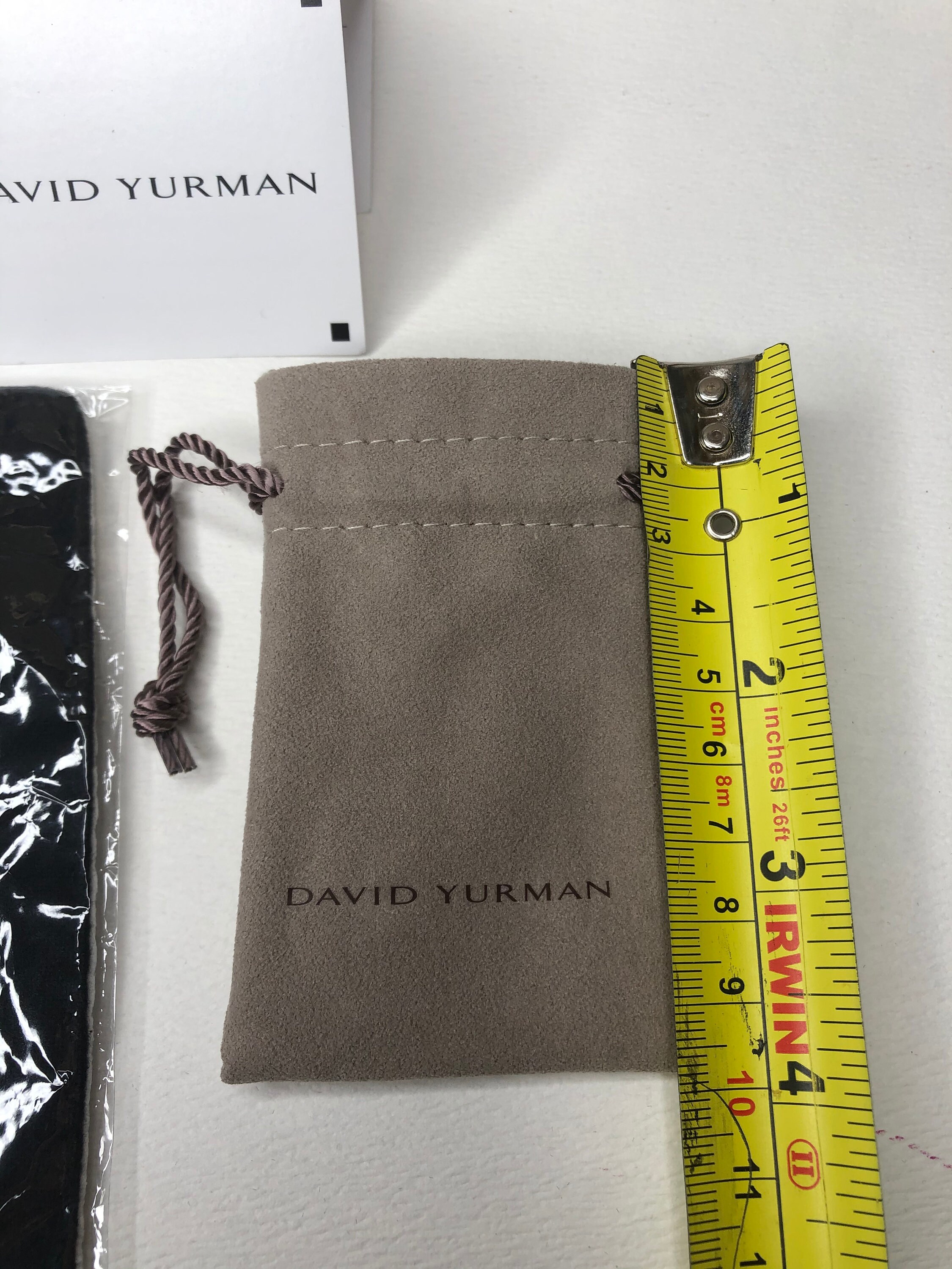 1 Small David Yurman Pouch One Cleaning Cloth and One DY Etsy