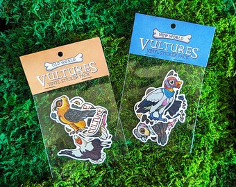 Vulture Sticker Packs / Double Pack / 10 Vinyl Bird Stickers