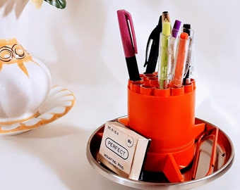 spinning desk caddy etsy