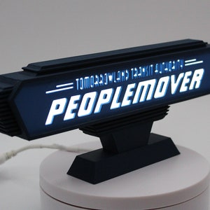 Peoplemover Tomorrowland Transit Authority TTA 3D Printed Sign - Etsy