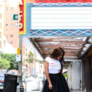 Black Tulle Skirt