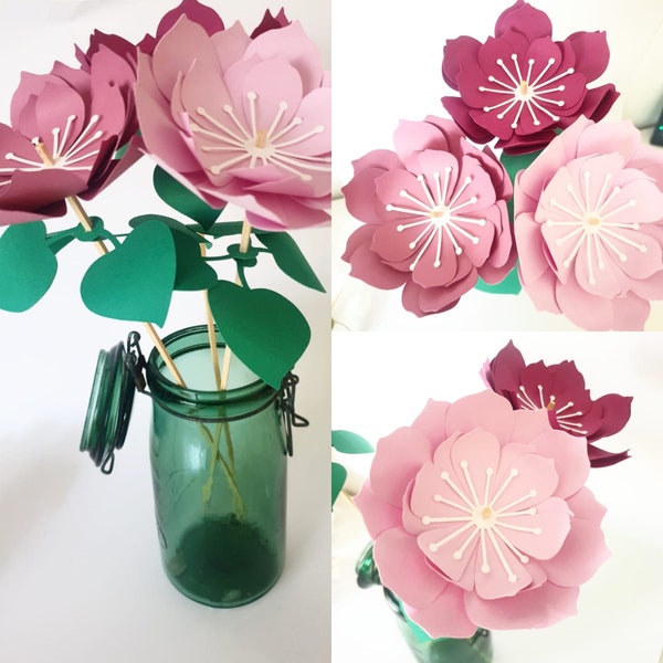 kit bouquet de fleurs, DIY, à faire soit même, fleurs roses cadeau noël