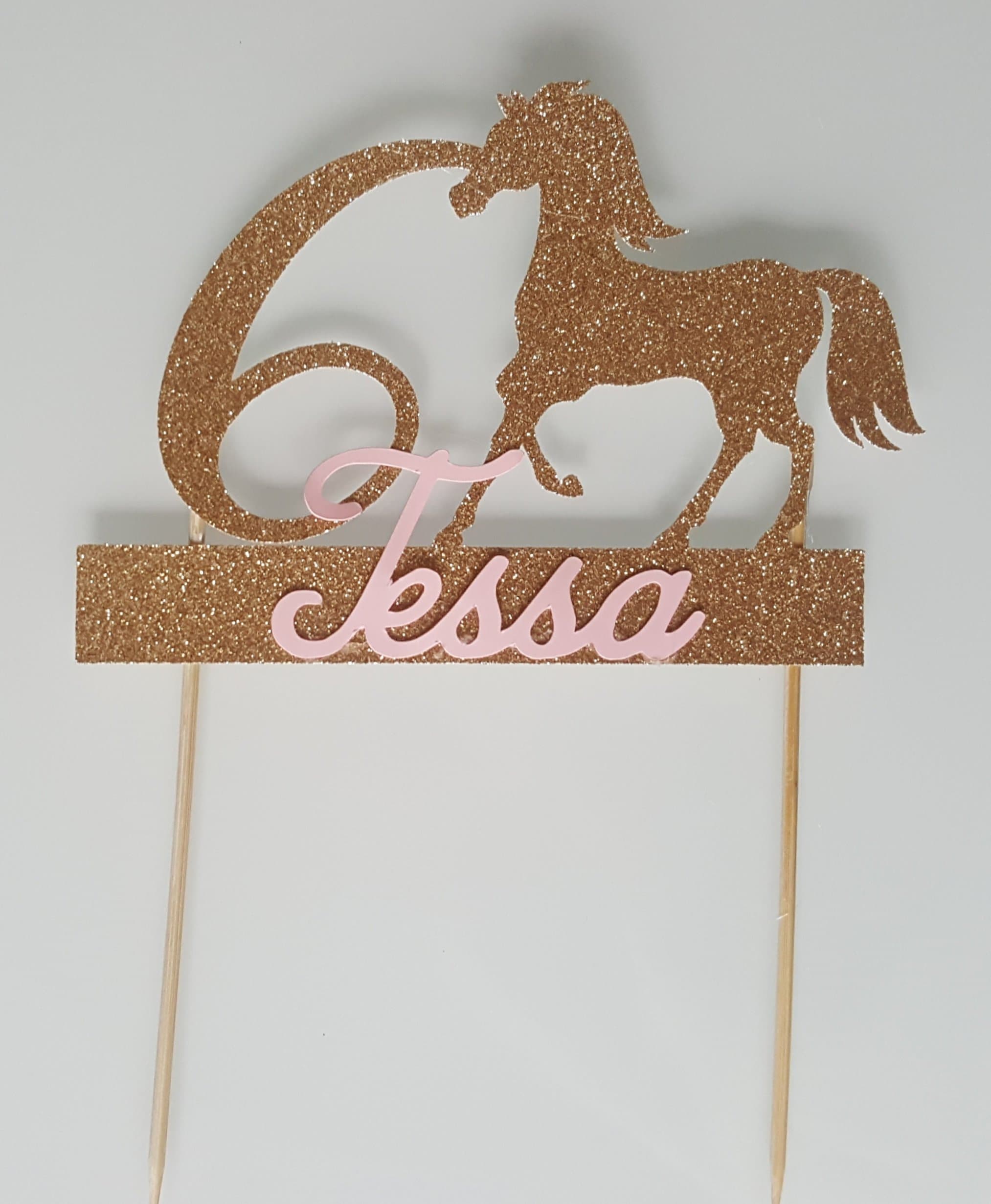 Gold Horse 2 Cake Topper Gold Glitter Horse Happy 2nd Birthday Cake Decoration Gold Horse 2 Cake Topper Gold Glitter Horse Happy 2nd Birthday Cake Decoration
