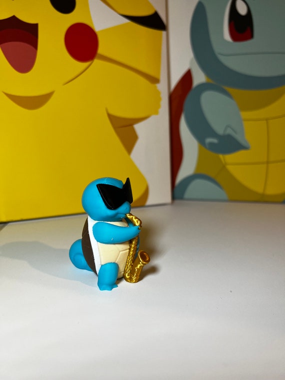 3Dプリントサックスゼニガメポケモン/コレクターアイテム/ポケボール